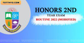 Honors 2nd year results in Exam Routine 2023